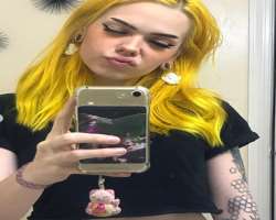 She is known for her hair dye creation trend as she changes her hair colour every week which makes people curious and excited to watch her post and vi